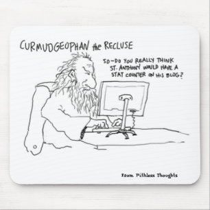Curmudgeophan op blog muismat