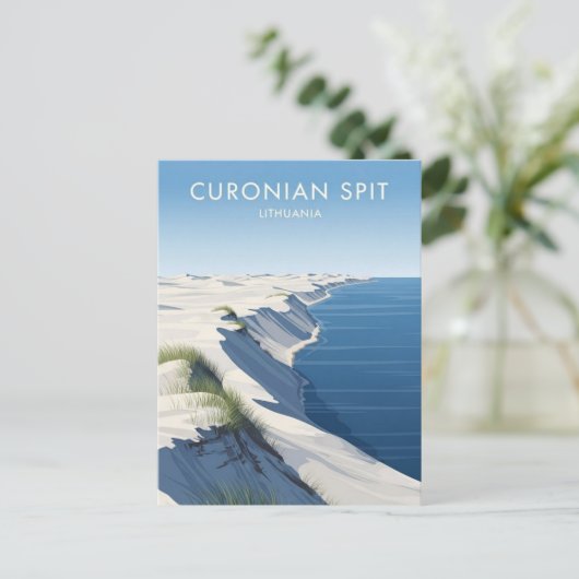 Curonian Spit Lithuania Travel Briefkaart (Staand voorkant)