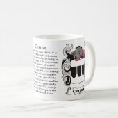 Curran Family Coat of Arms Mok (Voorkant rechts)