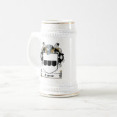 Curran Family Crest Bierpul (Voorkant links)