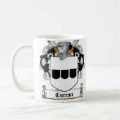 Curran Family Crest Koffiemok (Links)