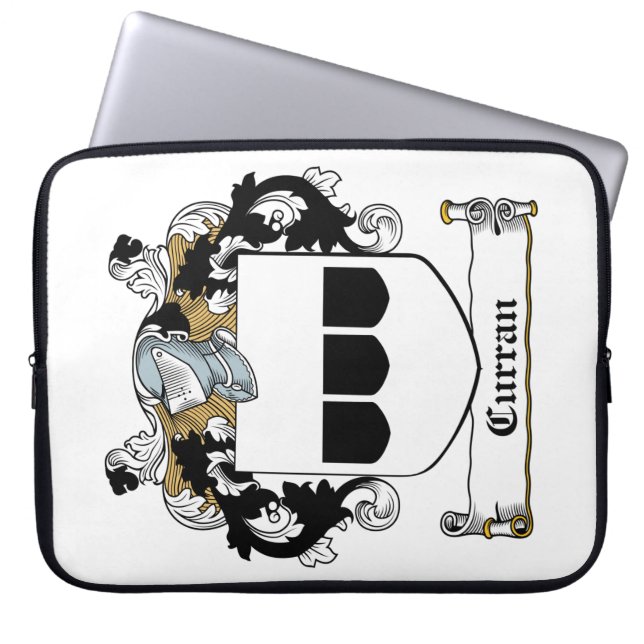 Curran Family Crest Laptop Sleeve (Voorkant)