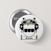 Curran Family Crest Ronde Button 5,7 Cm (Voorkant /achterkant)