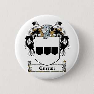Curran Family Crest Ronde Button 5,7 Cm