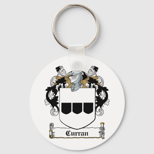 Curran Family Crest Sleutelhanger (Voorkant)