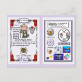 Curran - Knight Curium Sword Briefkaart (Achterkant)