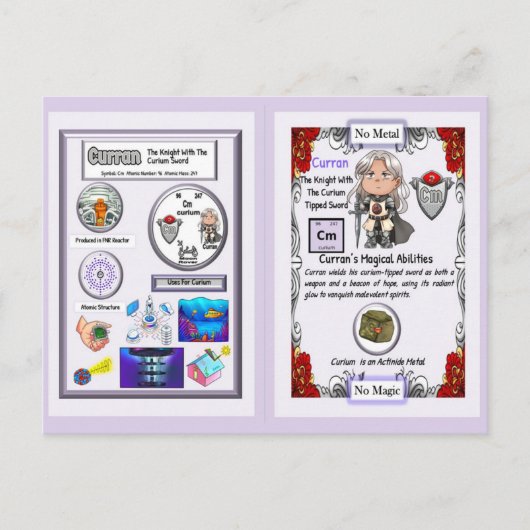 Curran - Knight Curium Sword Briefkaart (Voorkant)