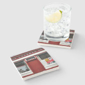 Currans, Currans Dingle, Irish Pubs, Iers Stenen Onderzetter (Zijkant)