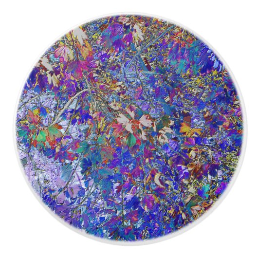 Currant Leaves Tree Art Keramische Tegel knop (Voorkant)