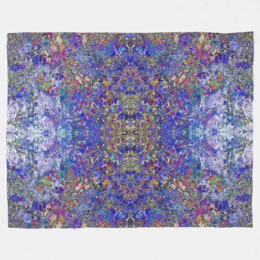 Currant Leaves Tree Art Meditatie Fleece Deken (Voorkant (Horizontaal))