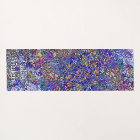 Currant Leaves Tree Art Meditatie Yoga Mat (Achterkant (horizontaal))