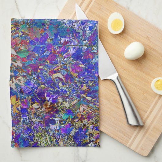 Currant Leaves Tree Art Tafel Serving Tray Theedoek (Quarter Fold)