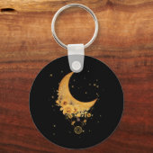 Currency Virtual On The Moon Spiritual Graphic Sleutelhanger (Voorkant)