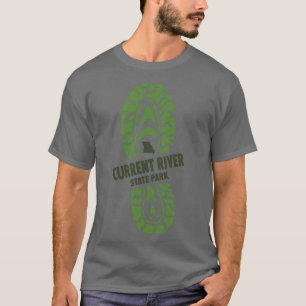 Current River State Park Missouri MO Hiking Boot T-shirt