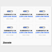 Currently In Airplane Mode Funny Sticker (Vel)