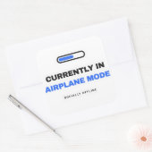 Currently In Airplane Mode Funny Sticker (Envelop)