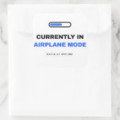 Currently In Airplane Mode Funny Sticker (Tas)