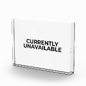 Currently Unavailable Funny Minimalist Desk Sign Fotoblokken (Rechts)