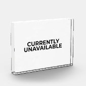 Currently Unavailable Funny Minimalist Desk Sign Fotoblokken (Links)