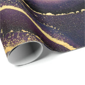 Currents of translucent hues, snaking metallic swi cadeaupapier (Rol Hoek)