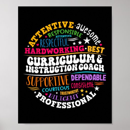 Curriculum And Instruction Coach Appreciation Week Poster (Voorkant)