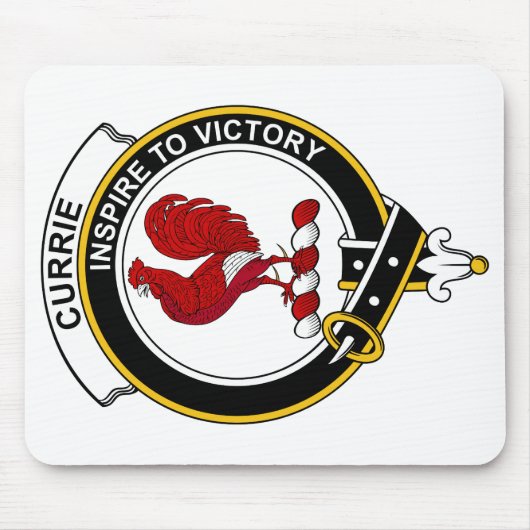 Currie Clan Badge Muismat (Voorkant)