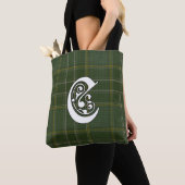 Currie Clan Tartan Monogram Tote Bag (Dichtbij)