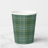 Currie Clan Tartan Pset Paper Cups Papieren Bekers (Rechts)