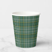 Currie Clan Tartan Pset Paper Cups Papieren Bekers (Voorkant)