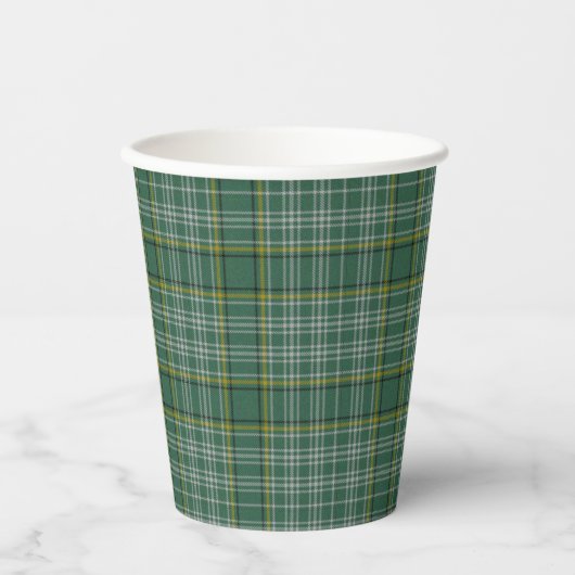 Currie Clan Tartan Pset Paper Cups Papieren Bekers (Voorkant)