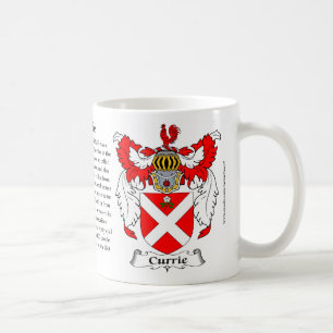 Currie Family Coat of Arms Koffiemok