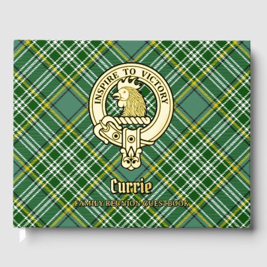Currie Family Reunion Gastenboek (Voorkant)