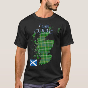 Currie Scottish Clan Tartan Schotland T-shirt