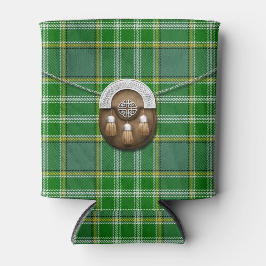 Currie Tartan en Sporran Blikjeskoeler (Voorkant)