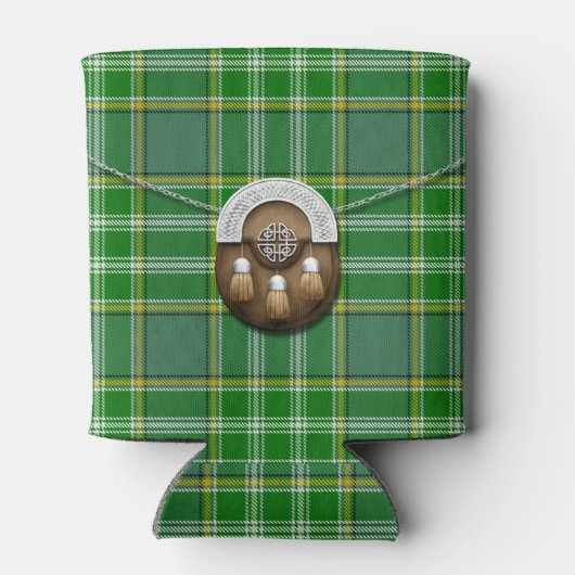 Currie Tartan en Sporran Blikjeskoeler (Achterkant)