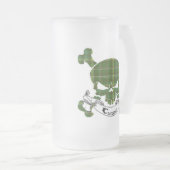 Currie Tartan Skull Mok (Voorkant rechts)