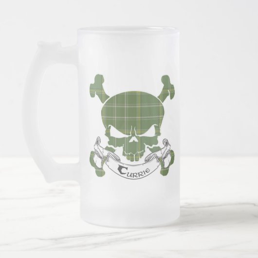 Currie Tartan Skull Mok (Links)