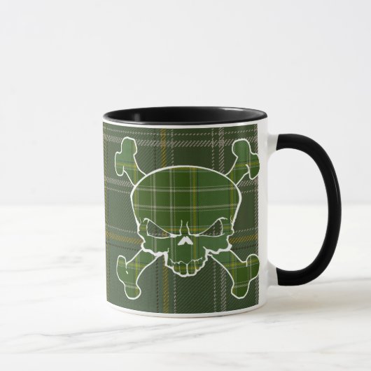 Currie Tartan Skull No Banner Mok (Rechts)