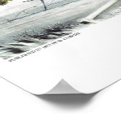 Currier & de Lithograaf van Ives: DE WEG, WINTER Poster (Hoek)