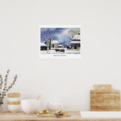 Currier & Intel® Lithograaf: Home to Thanksgiving Poster (Keuken)