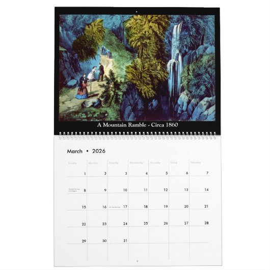 Currier & Ives Americana Volume 1 Kalender (Mar 2026)