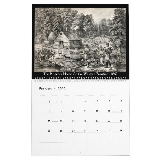 Currier & Ives Americana Volume 1 Kalender (Feb 2026)