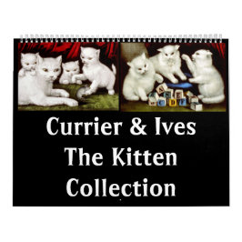 Currier & Ives - Het Kitten Collectie Kalender