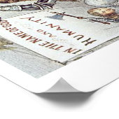 Currier & Ives Lithograaf: De Heilige Oorlog van v Poster (Hoek)