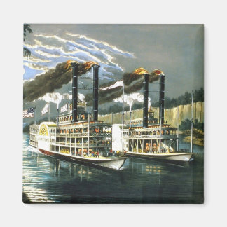 Currier & Ives - Magneet - Kampioenen van Mississi