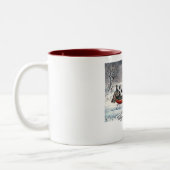 Currier & Ives - Mok - DE WEG, WINTER (Links)