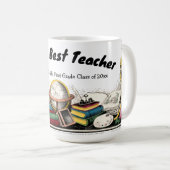 Currier & Ives Old School Teacher Sjabloon Koffiemok (Voorkant rechts)