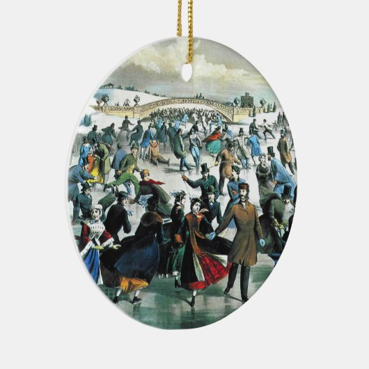 Currier & Ives - Ornament - Central Park Winter (Rechts)