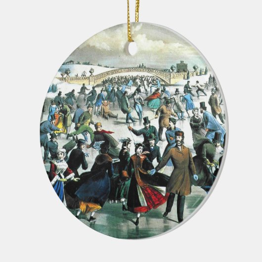 Currier & Ives - Ornament - Central Park Winter (Links)