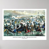 Currier & Ives - Poster - Central Park Winter (Voorkant)